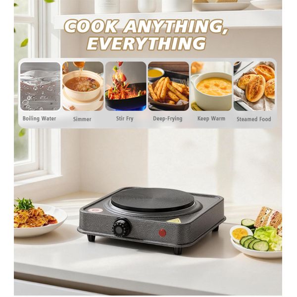Kitchen Electric Stove Providing Rapid Heat Up and Adjustable Temperature Settings for Small Scale Food Businesses