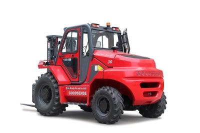 3Ton 4 Wheel Drive Rough Terrain Fork Lifts For Work Outdoors In Rain Frost And Heat