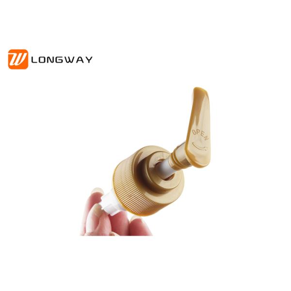 Durable PP Cosmetic Pump Dispenser Top , Plastic Lotion Pump Replacement