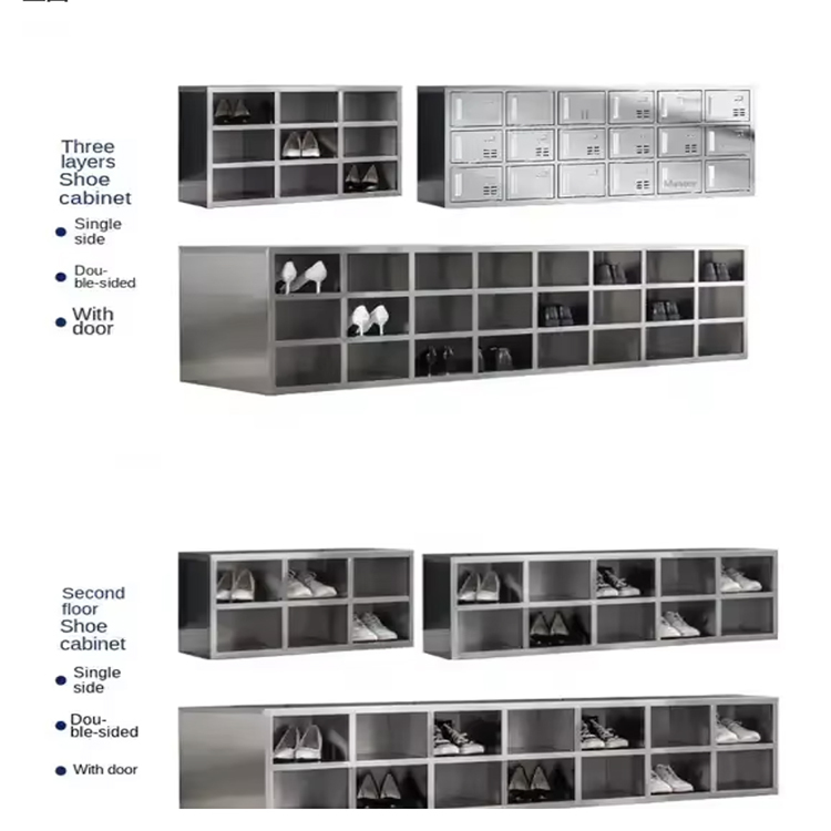 Chemical Resistant Cleanroom Shoe Rack Heavy Duty Cleanroom Gowning Bench
