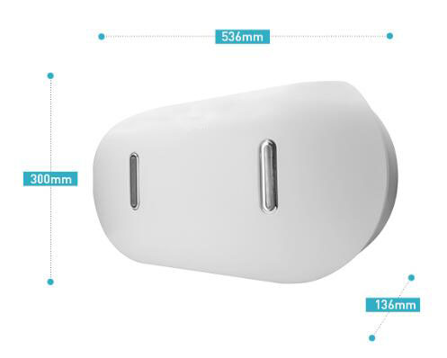 ABS Plastic Double Jumbo Toilet Paper Dispenser Special Double - Tube Design