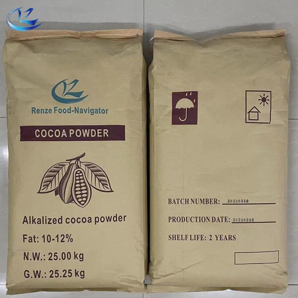 ODM Dark Brown Alkalized Dutch Cocoa Ingredients Powder For Biscuits Ice Cream