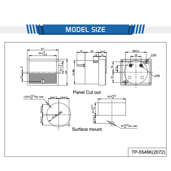 Manufacturer 60 Ampere Dc Ac Micro Current Analog Meter Ammeter with Industry Standard