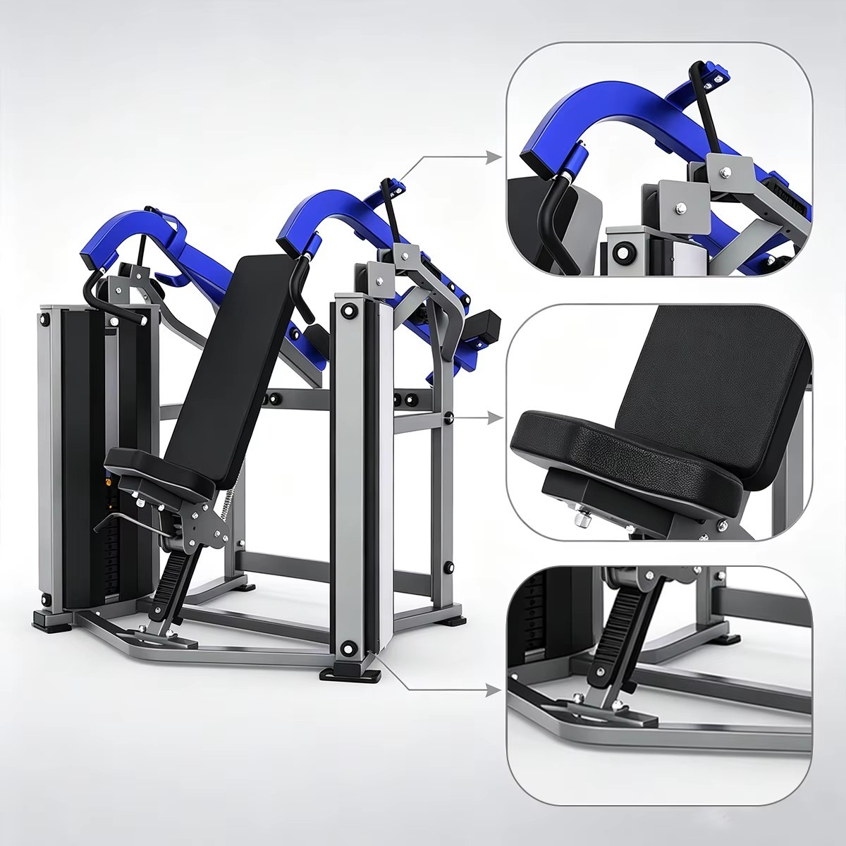 MTS07 Shoulder Press Equipment Designed For Commercial  Shoulder Muscle Training