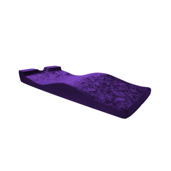 Customization 80*190cm gel Memory Foam F-shape velvet fabric Slow rebound wave design Beauty Salon eyelash bed Mattress