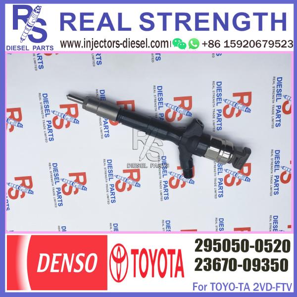 Injetor de combustível comum diesel 23670-0L090 do trilho 295050-0180 295050-0520 para Toyota Hilux 2KD-FTV
