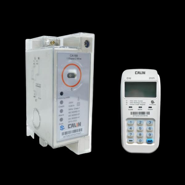 1 Phase 470mHz STS  Din Rail Power Meter Credit