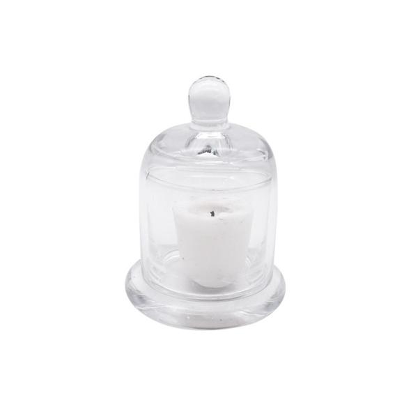 Transparent Candle Making 8cm 10.5cm Empty Glass Jars