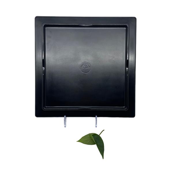 Square Melamine Outdoor Plates Matte Camping Picnic Melamine Plates 12''