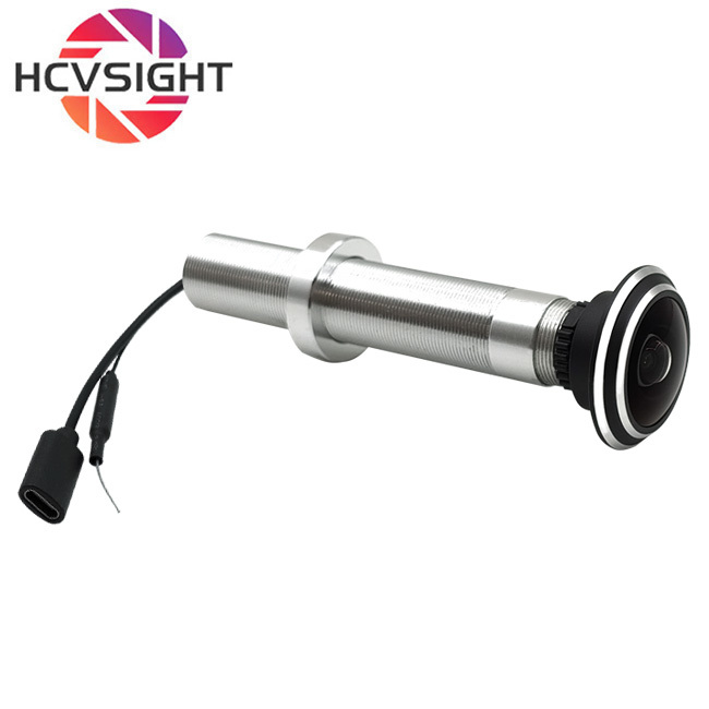 1.7mm 175° Ultra-wide-angle WiFi Peephole Camera 2MP Smart Video Doorbell Camera