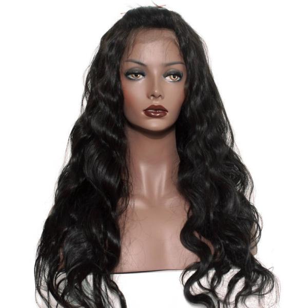 360 Frontal Lace Wig 100% Brazilian Virgin Hair Body Wave Pre - Pucked