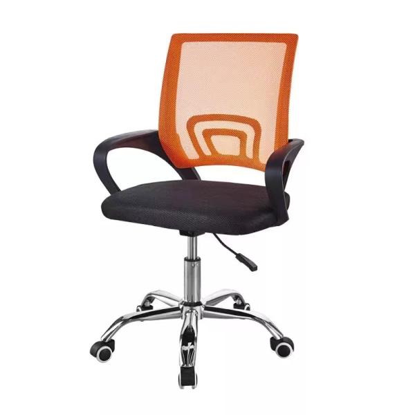 Special Design Adjustable Fixed Armrest Ergonomic Mesh Office Chair with Metal Base