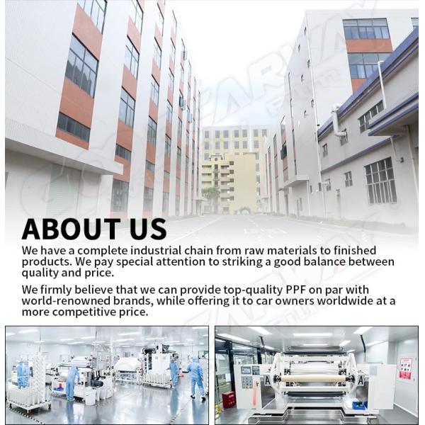 TPU PPF film de protection de peinture automobile largeur 1,83M garantie de 10 ans