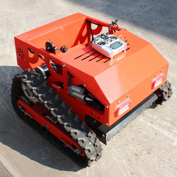 Gasoline Crawler Robot Lawn Mower Self Propelled Remote Control Walking Tractor Garden Grass Cutting Machine