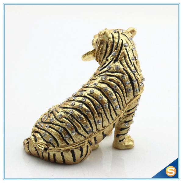 Home Decoration Tiger With Money Trinket Box Lucky Animal Trinket Box SCJ413
