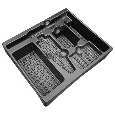 Custom Black Pp ESD Plastic Trays Electronic ESD PCB Tray Anti Static