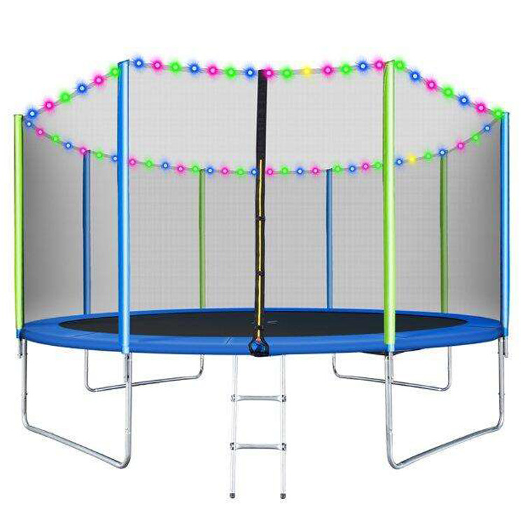 Outdoor Park Round 10FT Fitness Jumping Trampoline with Safety Net and Custom Logo
