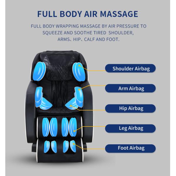 Double SL Anti Gravity Commercial Massage Chairs ISO9001 ROHS 3D 4D