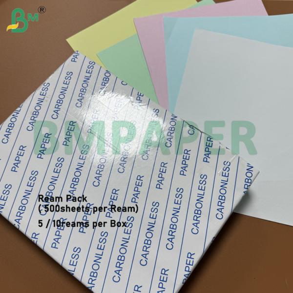 60gsm 65gsm Carbonless Copy Paper 8.5 X 11inch CFB CF Canary Color CCP Paper