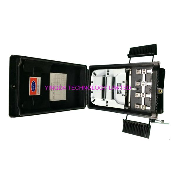IP65 Fiber Optic Splitter Box Black White PC Ftth Fiber Distribution Box