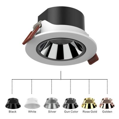 AC100-240V LED Recessed Downlight 85X40MM Recessed Cob Downlight