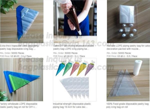 Reusable Decorating Cake Tool Silicone Icing Piping Bag Cream Pastry Bag Disposable, Sugar Craft Bags, Cake Cream, Decor