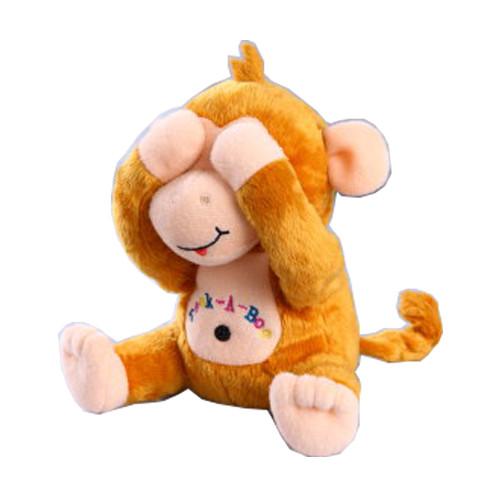 Electronic Plush Toys Peek a boo George Monkey plush toys