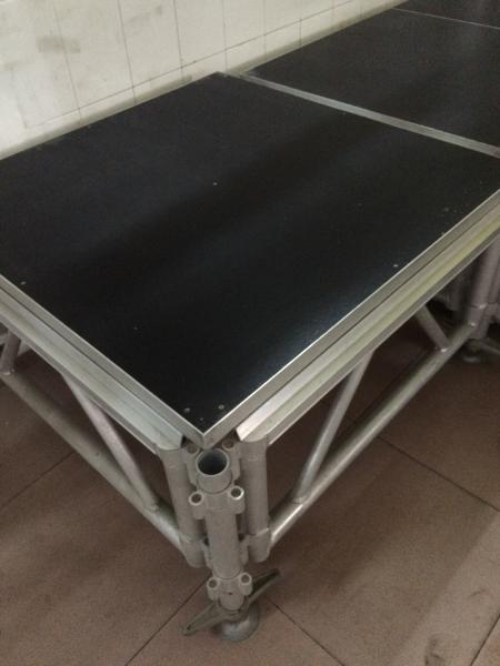 High Stability Stage Stair Made By Aluminum Tube And 18mm Plywood