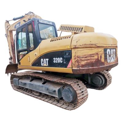 Excavadora Cat 320CL usada de 20 toneladas original do Japão com cilindro hidráulico original