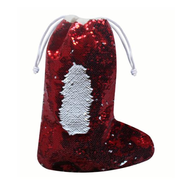 Sublimation Christmas Stockings Custom Printing Logo Sublimation Sequin Stocking