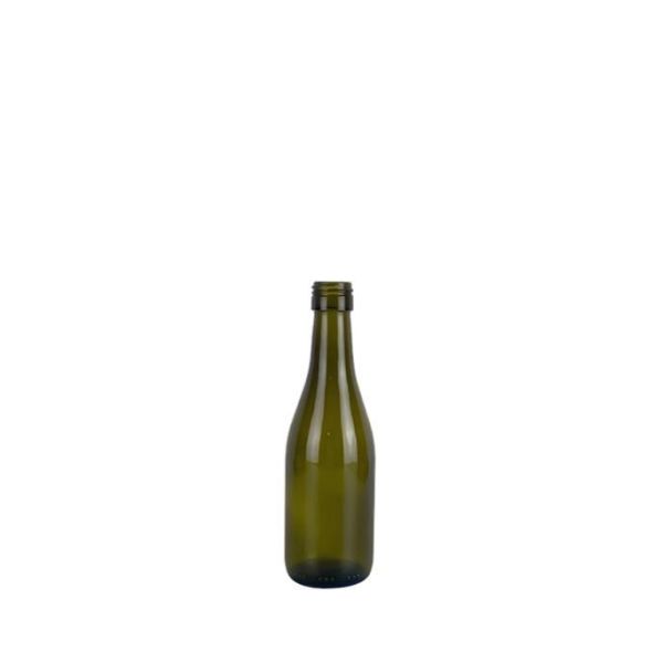 187ml Piccolo Slope Shoulder Burgundy Wine Bottles Screw Cap Single Serve 175g 2010S-1