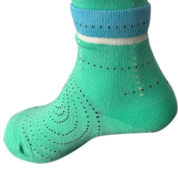 Modern Combed Cotton 3D Ears Double Ribbed Socks for Kids Design and Needle Detection