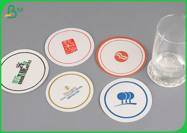 FSC Certification 1.8mm White Absorbent Paper For Making Coaster 100% Чистая целлюлозная масса 1,8 мм белая абсорбирующая бумага для изготовления подставки