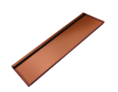 Red/Green Monocrystalline PERC Solar Roof Tile - 48W Single Panel, 142W/m², Colorful Architectural PV, Class A Fire Rating