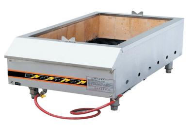 Torrador chinês 620X1100X500mm do porco do gás de tampo da mesa do fogão de cozimento 30KW