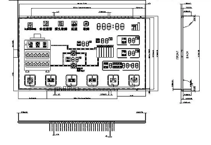Большой размер VA сегмент LCD дисплей приборный метр 6 дюймовый LCD дисплей