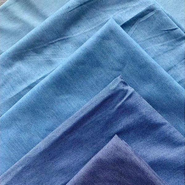 Vintage Hole Ripped Washed Cotton Polyester Spandex Denim Fabric