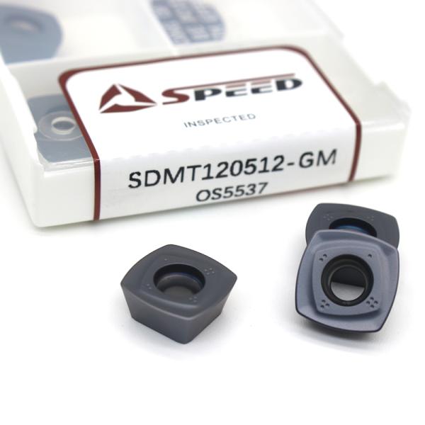 Питание Sdmt вставок карбида Cnc SDMT120512-GH поворачивая филируя высокое для вырезывания металла