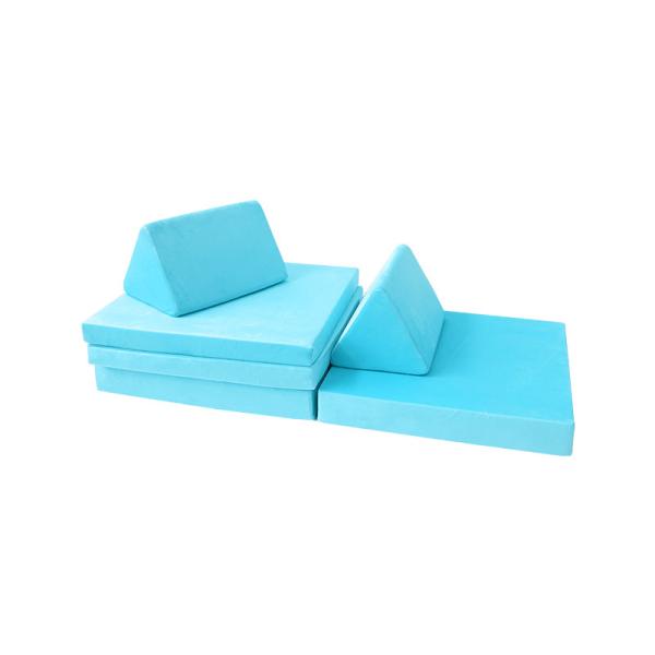 Blue High Density Foam Play Foam Couch Furniture 11KG For Homeschool