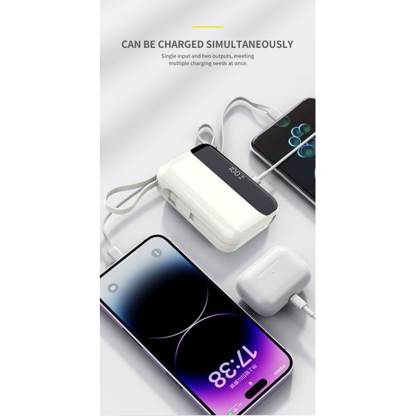 10000mAh 22.5W 3 In 1 Power Bank Li Polymer Battery For Mini PCs And Mobile Device