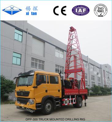 Truck Mounted  Drilling Rig with Hole Depth 150m - 600m DPP - 300