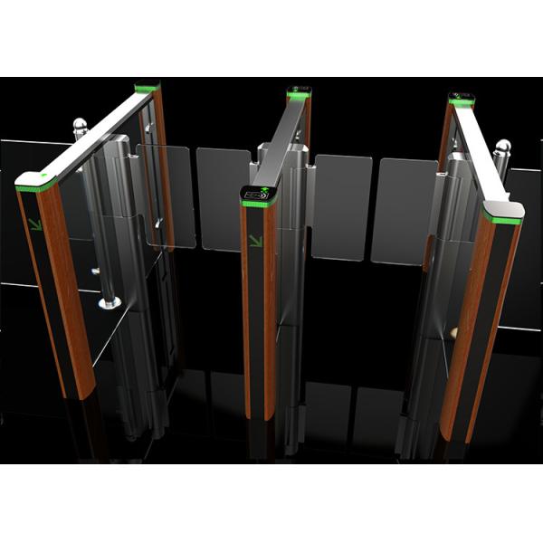150mm Width IP45 Automatic Swing Arm Turnstile Gates with 5,000,000 Cycles MCBF for High-Speed Pedestrian Control