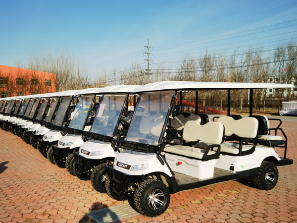 Тележки для гольфа законной улицы электрические экскурсионные с батареей лития для клуба