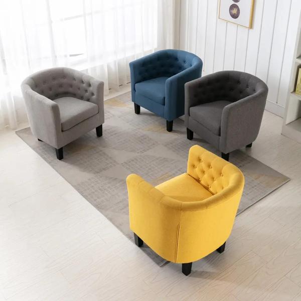 Office Anti Scratch Modern Single Seater Chair Multipurpose Breathable