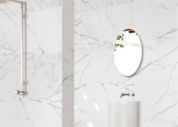 A parede cerâmica de Carrara do revestimento de Matt telha 300 x 1200 do tamanho 3D milímetros de impressão do Inkjet
