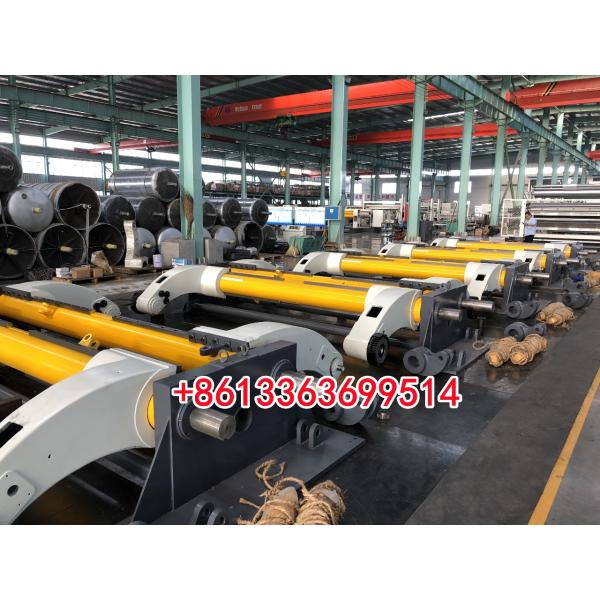 YK-2500 Reel Paper Unwinder Hydraulic Shaftless Mill Roll Stand Use For Corrugated Cardboard Plant