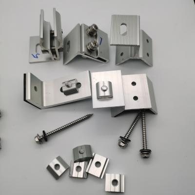 Durable Aluminum Frame Solar Rail Clamps For Modern Apartment PV Systems