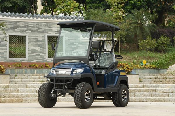 Four Wheels 2 Passengers Electric Golf Buggy 48V Battery Powered