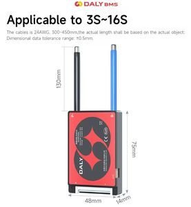 300A Active Balance Battery Management System for 8s-17s Batteries