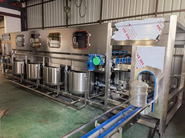 Longo Período de Utilização Linha de Engarrafamento de Água em Barris de 5 Galões com Capacidade de Carga de 1800 KG